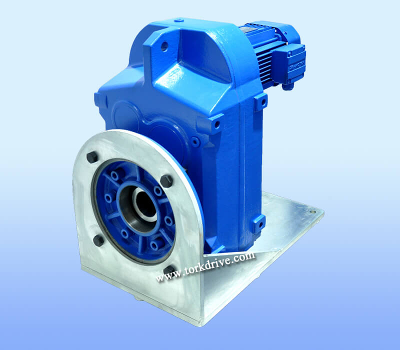 F parallel shaft geared motor