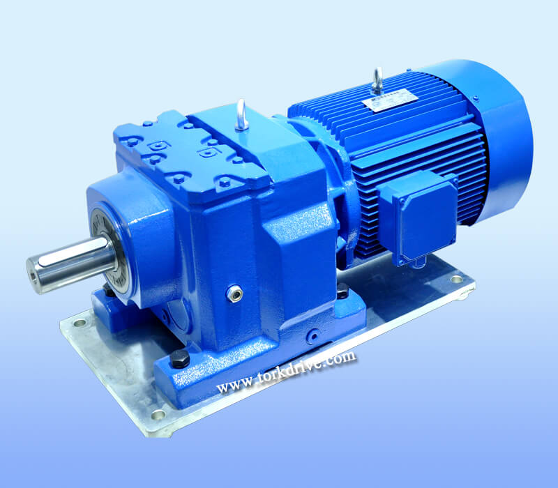 R helical geared motor